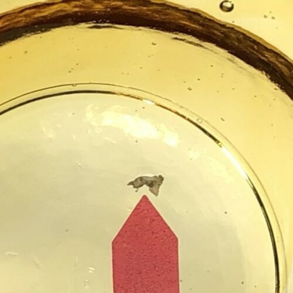 Beehive Heavy Amber Recycled Glass Bowl 6 1/2” Dia x 3 7/8-in H - Picture 7 of 8